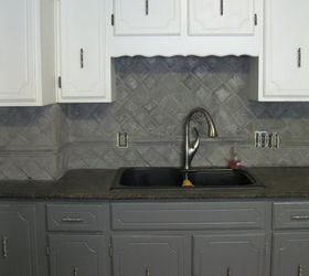 dramatic concrete kitchen update, concrete masonry, countertops, kitchen cabinets, kitchen design