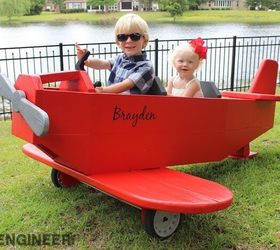 diy airplane play structure, diy, how to, outdoor living, woodworking projects