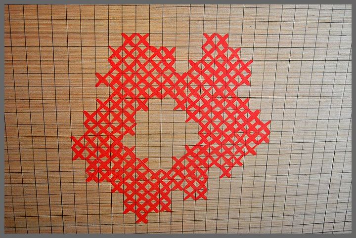 diy cross stitch art using plywood, crafts, how to, woodworking projects