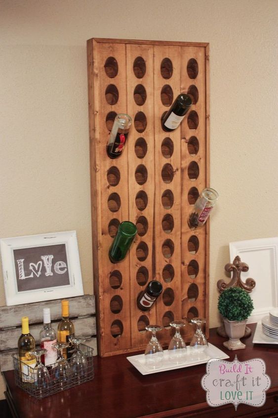 diy wine riddling rack, how to, storage ideas, wall decor