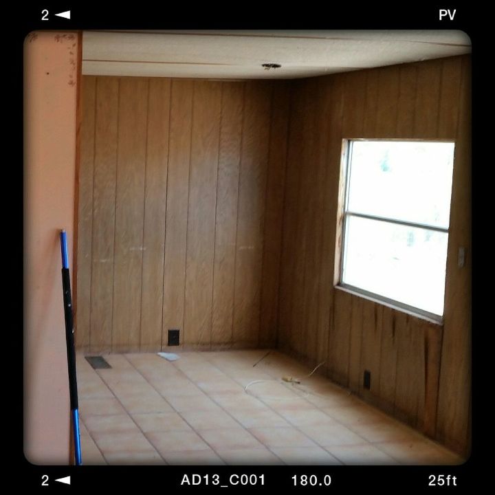 q how to remodel a mobile home on a budget, home decor, home improvement, Now it looks like this Again still needs work Any suggestions I m loving it