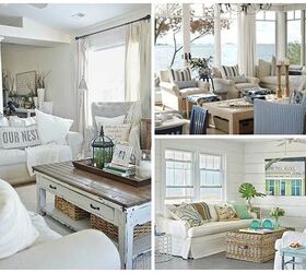 how to create beach cottage chic decor, home decor, painted furniture, repurposing upcycling, rustic furniture, Beach Tones
