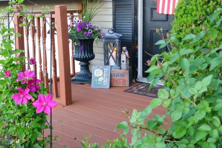 painted deck, decks, outdoor living, painting, porches