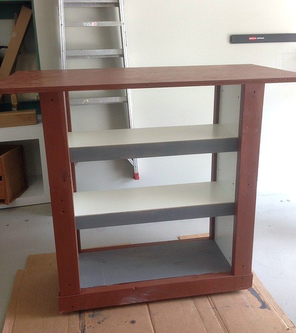 ikea billy bookcase hack to outdoor bar table hometalk