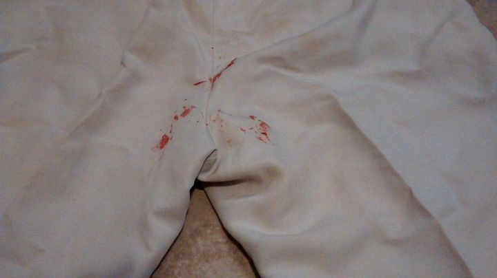 q how to remove gum from clothing, cleaning tips, laundry rooms, This is a picture of the pant After the show Welcomed all answer Thanks