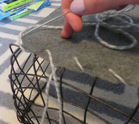how to prevent wire baskets from scratching your furniture and floors, crafts, how to, organizing, storage ideas