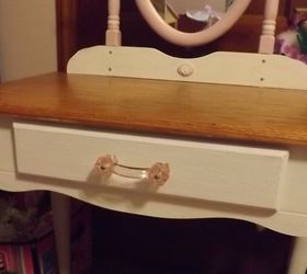 small dressing table makeover, painted furniture