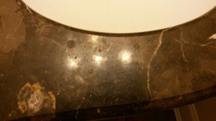 q how to remove spots from marble counter top, cleaning tips, countertops