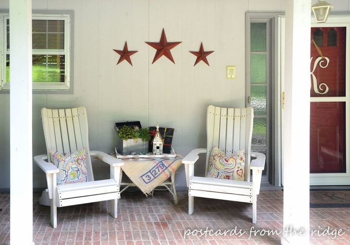 tips for summer porch decor, porches, repurposing upcycling