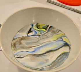 diy marbled clay dish, crafts, how to