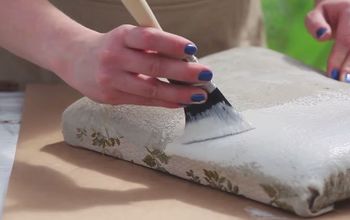 How to Paint a Fabric Chair | Upholstered Furniture Painting Tutorial