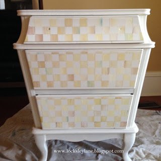 how to make a chest look like mackenzie child s furniture, painted furniture