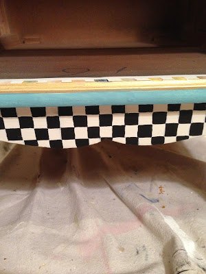how to make a chest look like mackenzie child s furniture, painted furniture