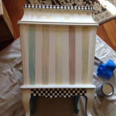 how to make a chest look like mackenzie child s furniture, painted furniture