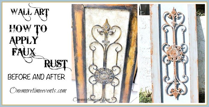 diy rusted wall art, crafts, how to, repurposing upcycling, wall decor