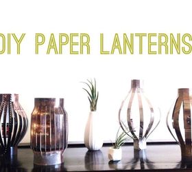 paper lanterns from furniture catalogs, crafts, how to, repurposing upcycling