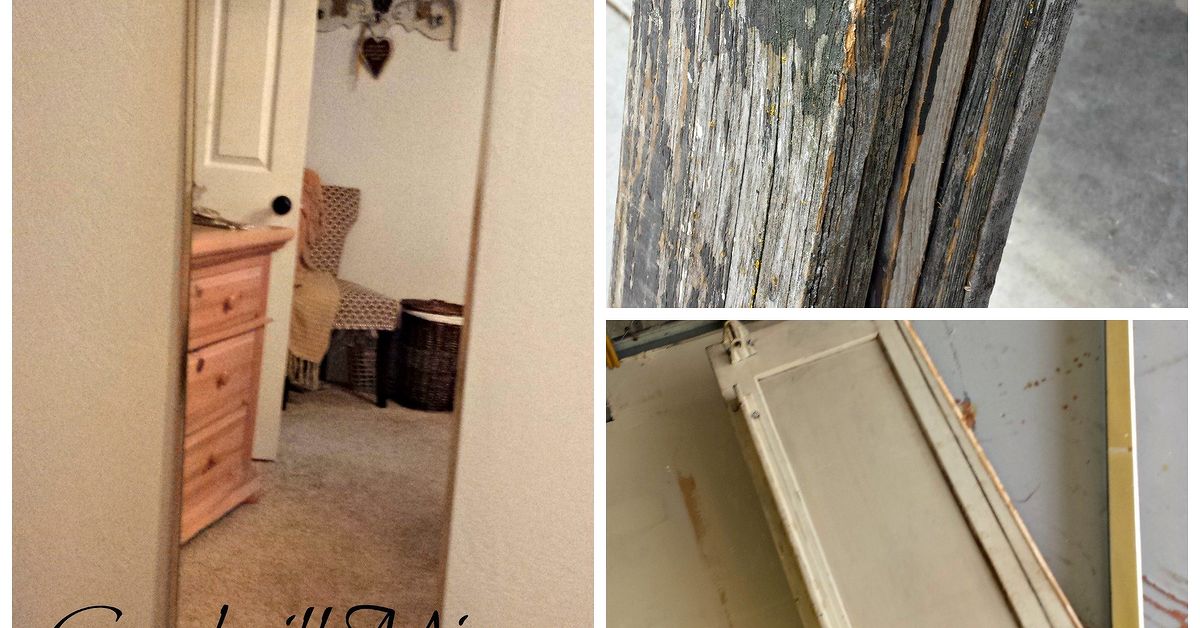 Diy Pottery Barn Salvaged Wood Mirror Hack Hometalk