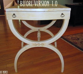 side table makeover, chalk paint, painted furniture