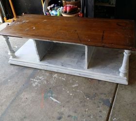 diy upholstered bench from a coffee table, painted furniture, repurposing upcycling, reupholster