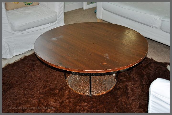 a coffee table update rustic style, painted furniture, repurposing upcycling, rustic furniture