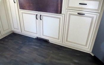 $150 Wood Laminate Floor Rescue Into Hottest Look!
