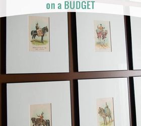 how to create hang a gallery wall on a budget, how to, wall decor