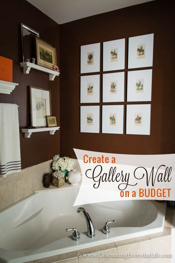 how to create hang a gallery wall on a budget, how to, wall decor