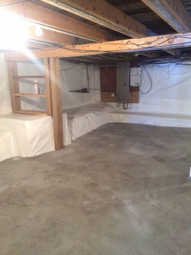 how to transform a damp dark basement with a dirt floor basement ideas cleaning tips flooring
