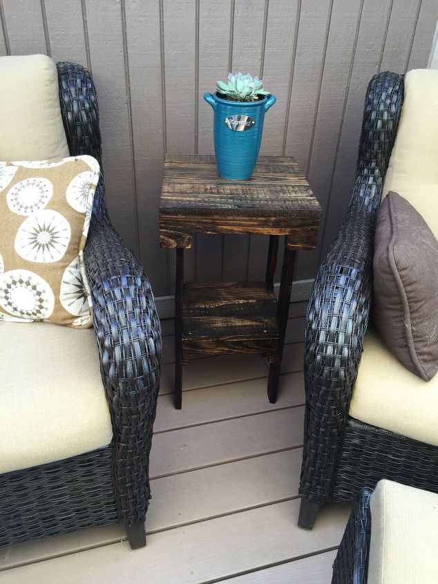 diy pallet end table, diy, how to, pallet, repurposing upcycling, woodworking projects