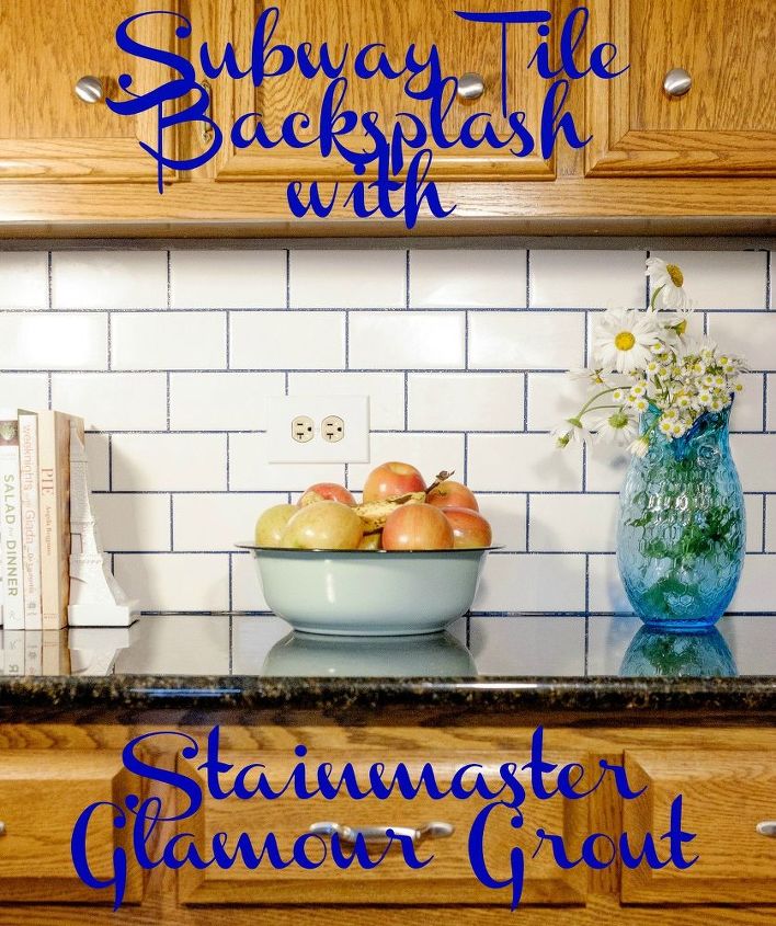 Subway Tile With Glamour Grout Backsplash Hometalk Subway Tile With Glamour Grout Backsplash Hometalk