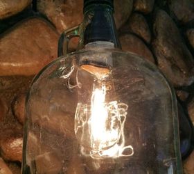 diy addie lamp from repurposed bottle, crafts, diy, how to, lighting, repurposing upcycling