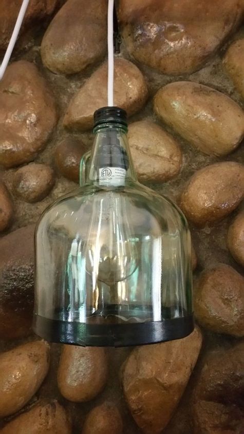 lmpara addie a partir de una botella reutilizada
