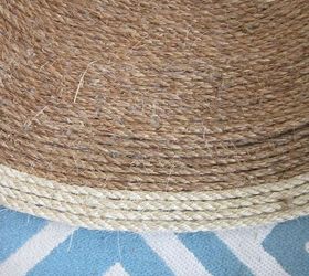 diy sisal rug, how to, repurposing upcycling, reupholster