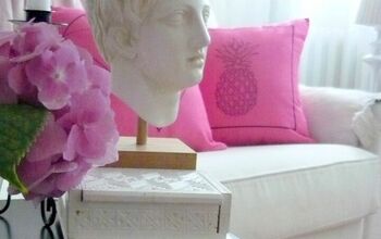 Almohadas de verano rosa intenso DIY