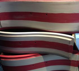 american flag dresser, painted furniture, patriotic decor ideas