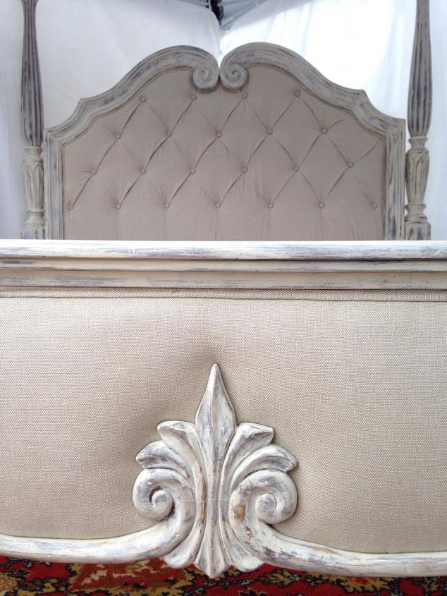 upcycled king head board, bedroom ideas, painted furniture, repurposing upcycling
