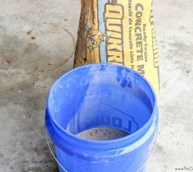 diy concrete stool, concrete masonry, how to, painted furniture