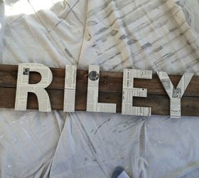easy diy modge podge pallet sign, crafts, decoupage, diy, how to, pallet, repurposing upcycling
