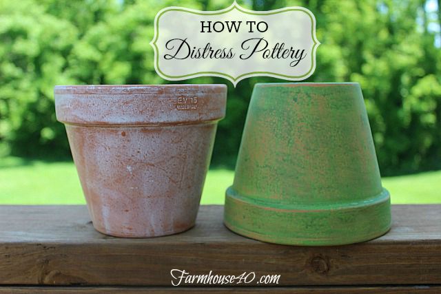 cmo distress pottery