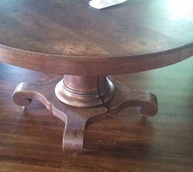 q refinishing a dining room table, painted furniture