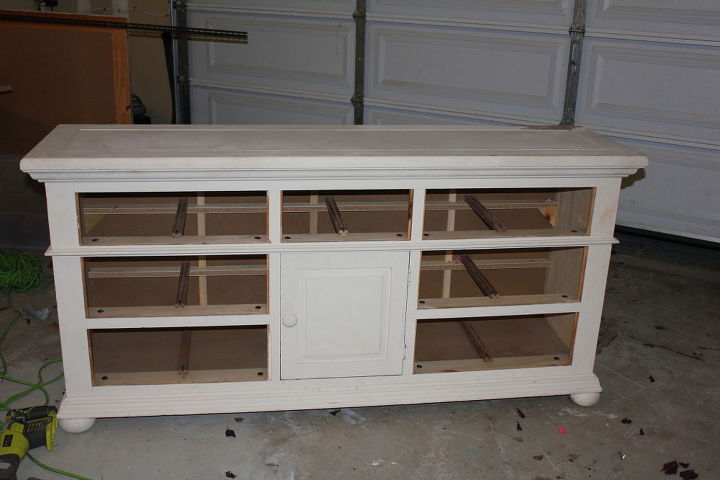 elegant bedroom bunny hutch from dresser, painted furniture, repurposing upcycling, Removed all drawers and started planning