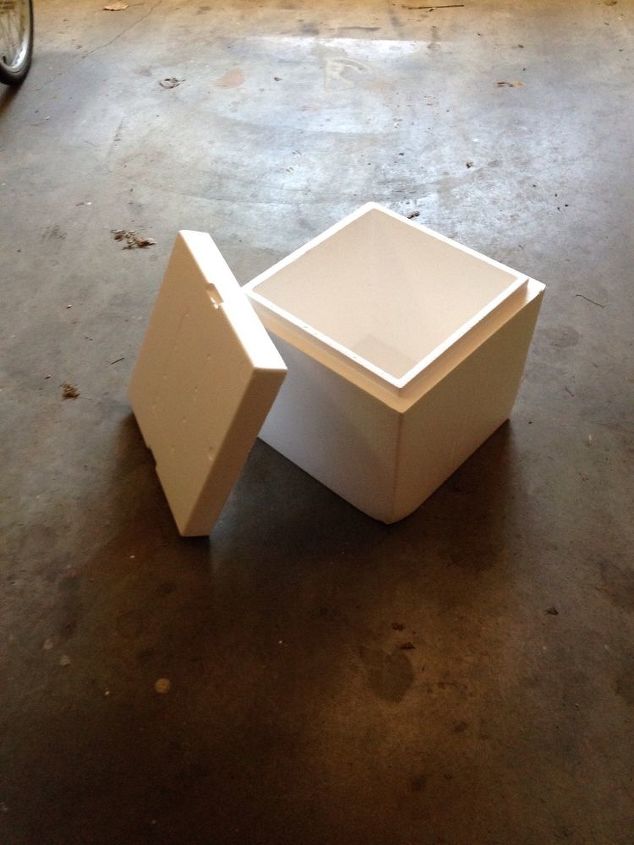 i have this cool styrofoam box