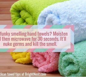 how to deal with smelly towels, bathroom ideas, laundry rooms