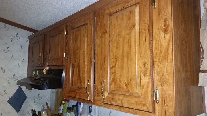 can you paint shrink wrapped kitchen cabinets