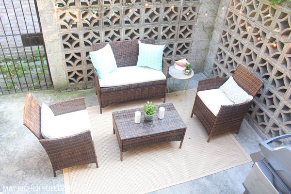 small space makeover back patio, outdoor living, patio, urban living
