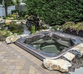hot tub ideas 6 of our best designs for your collection boards, Portable Spa With Custom In ground Look