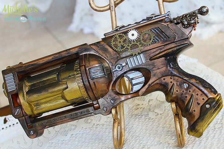 how to steampunk a nerf gun, crafts, how to