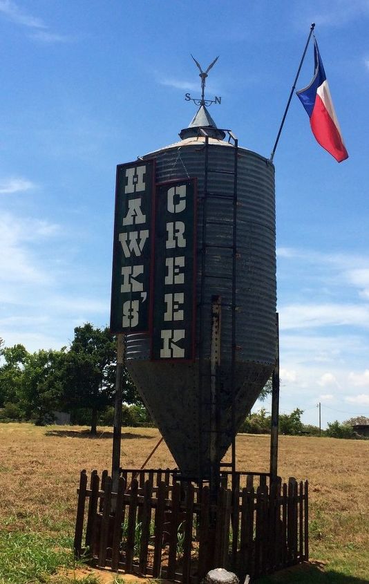 repurposed silo to outdoor welcome decor, outdoor living, repurposing upcycling, SWEET SALVAGED BITS OF HISTORY