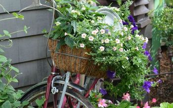 Jardinería sobre ruedas: Una jardinera en bicicleta