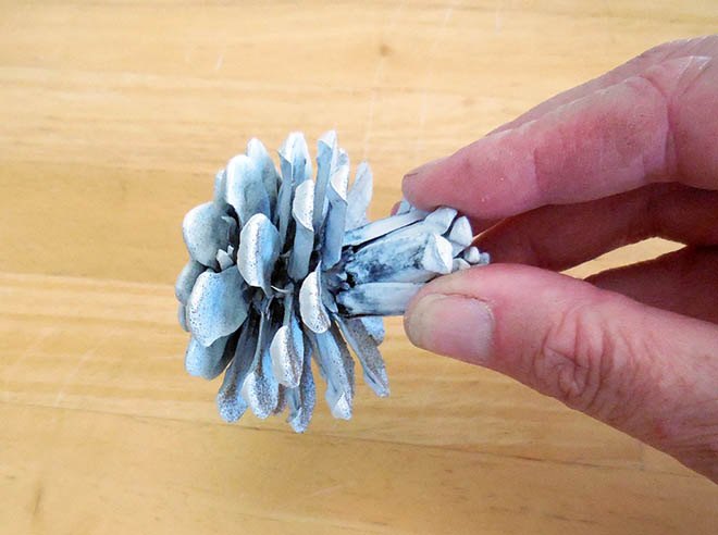 pine cone flower refrigerator magnets, crafts, how to, repurposing upcycling